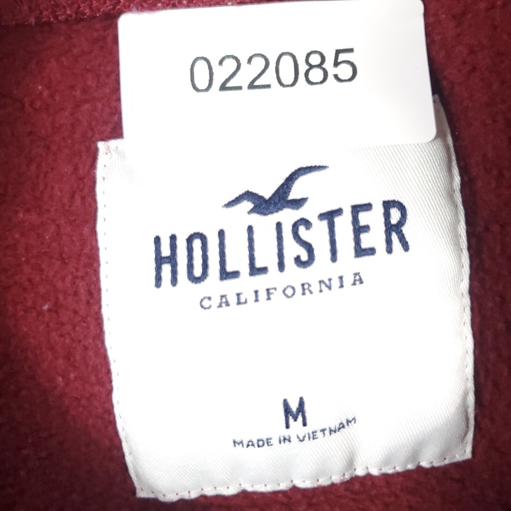 Hollister Sweater Adult Medium Blue Red Casual Pullover Sweatshirt - Picture 9 of 9